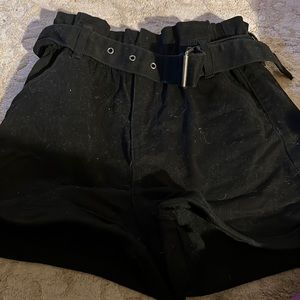 Black shorts with built in belt. New. By No Boundaries